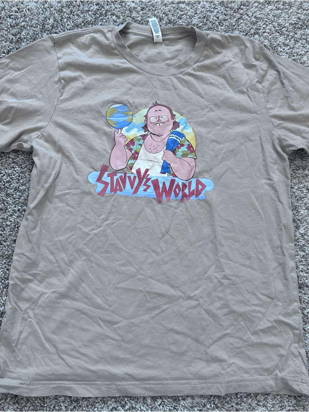 Stavvy’s World Stav Stavros Halkias comedy tour shirt